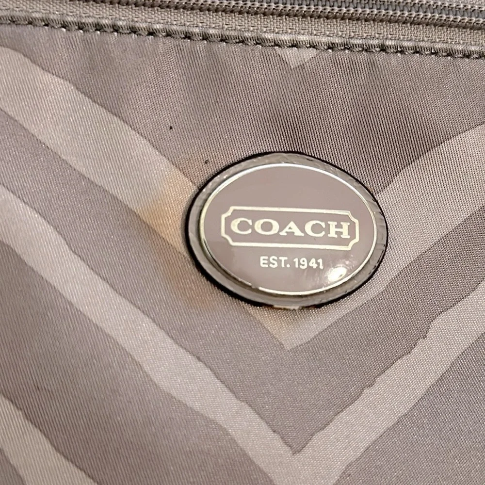 COACH Zebra Print Crossbody Purse GUC